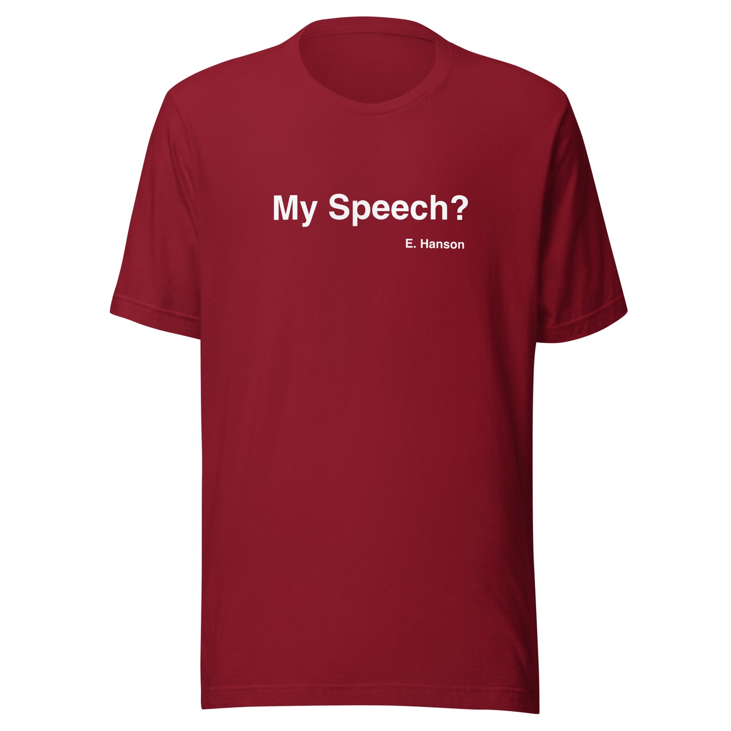 My Speech?