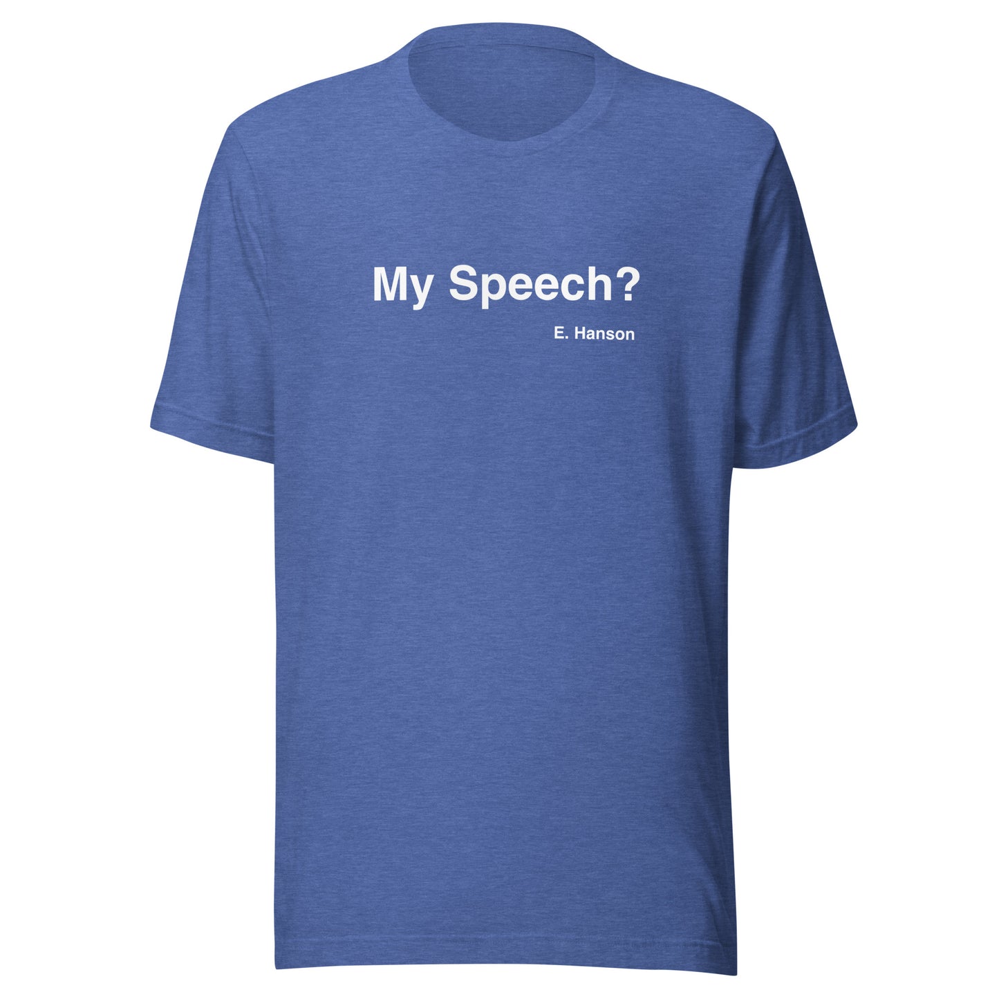 My Speech?